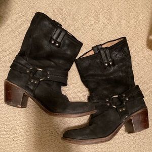 Frye mid-calf black boots